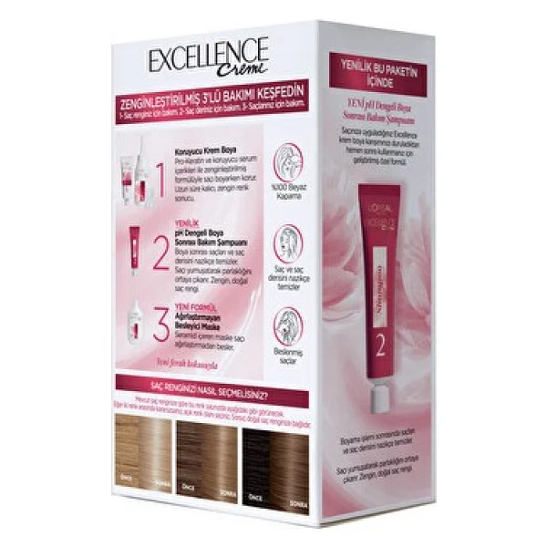 L'oreal Paris Excellence Creme 9.1 Sarı Küllü Saç Boyası - Görsel 4