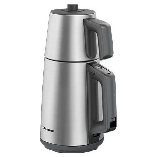 Grundig İnox Çay Makinesi Gri - Görsel 2