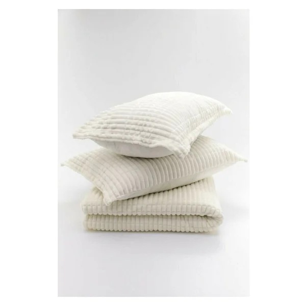 Merinos Modern Line 3 Parça Battaniye Seti - Ekru - 220 X 240 Cm - Renkli - Görsel 2