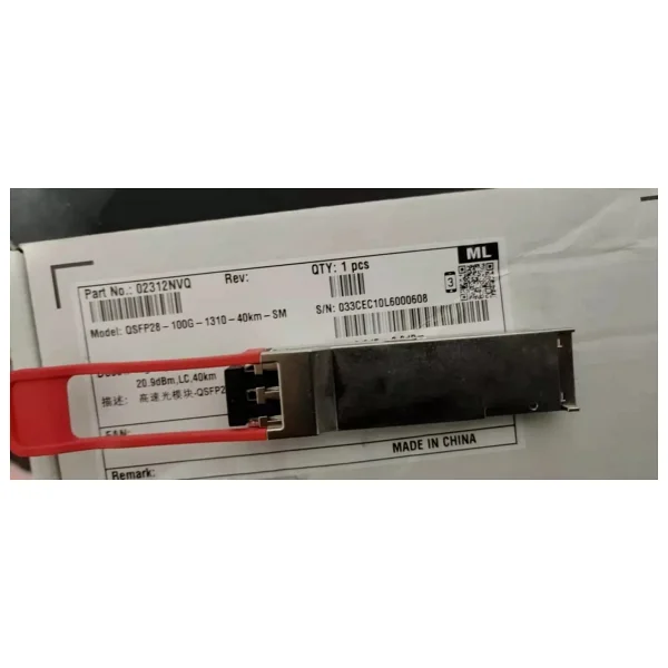 Huawei 100g 40km Optical Transceiver Module Qsfp28-100g-1310-40km-Sm 02312nvq - Görsel 3