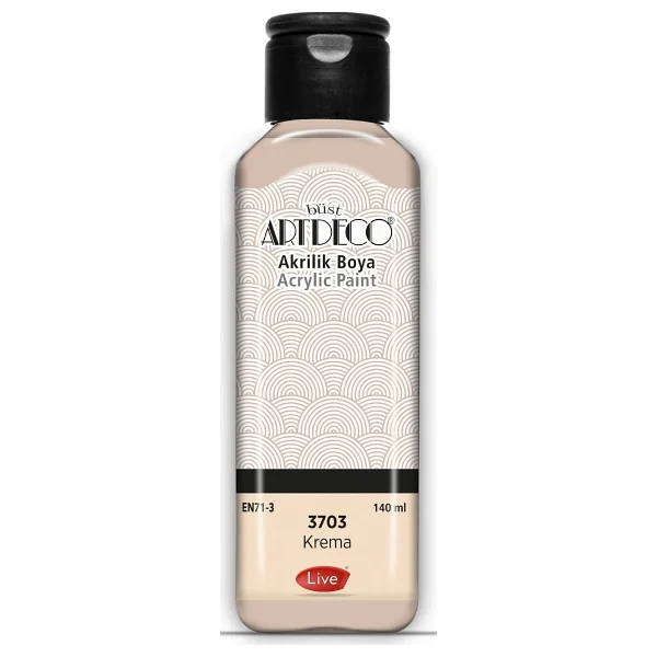 Artdeco 140 Ml 3715 Yanık Ombre Akrilik Boya - Görsel 6
