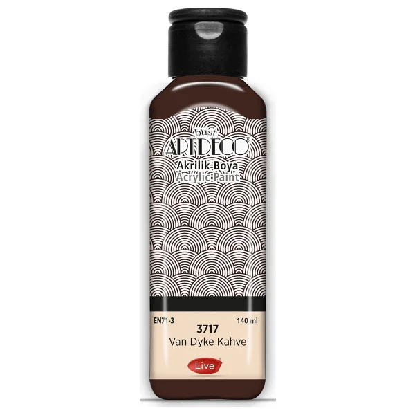 Artdeco 140 Ml 3715 Yanık Ombre Akrilik Boya - Görsel 3