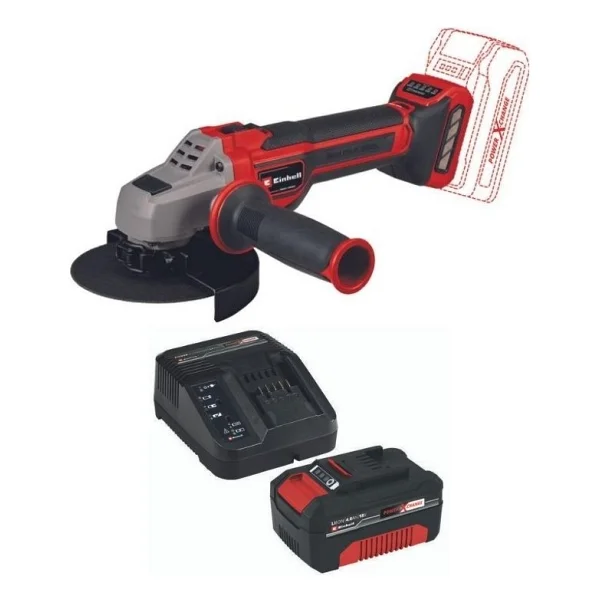 Einhell Tp-Ag 18/125 Ce Q Li Tek Akülü 4 Ah Taşlama Makinesi - Görsel 2