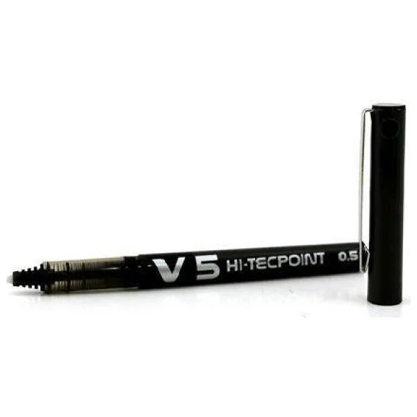 Pilot V5 Hi-Tecpoint Mavi Roller Kalem - Görsel 4