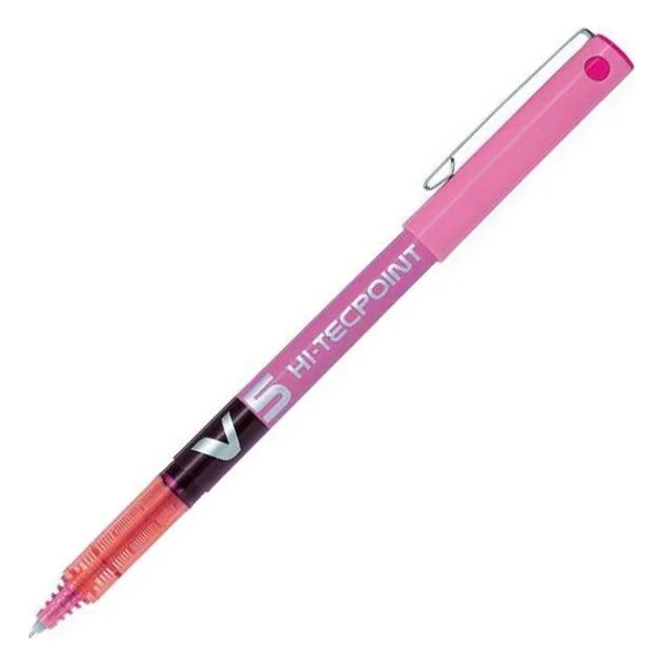 Pilot V5 Hi-Tecpoint Mavi Roller Kalem - Görsel 6