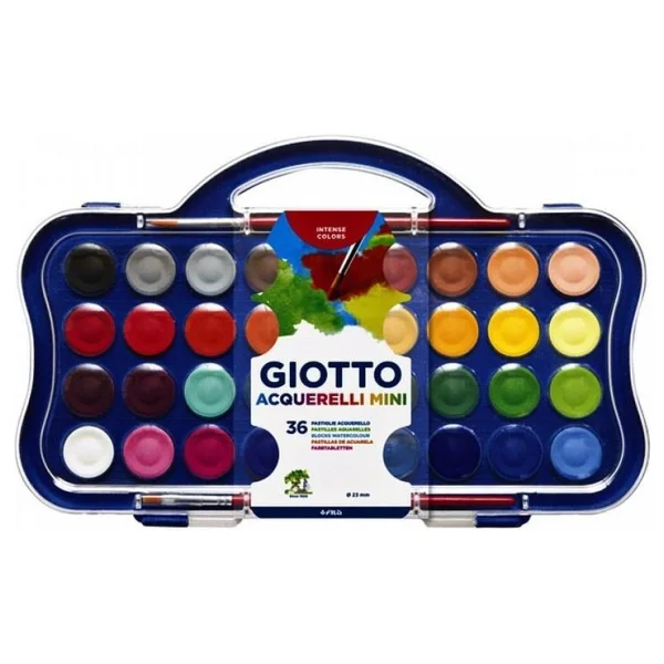Giotto Aquarelli Mini 23 Mm 36'lı Sulu Boya - Görsel 5