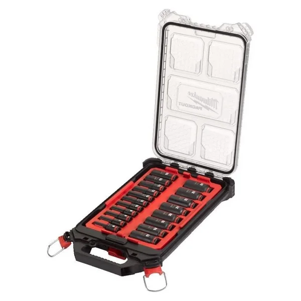 Milwaukee Packout Derin Darbeli Lokma Seti 19 Parça 4932480946 - Görsel 2