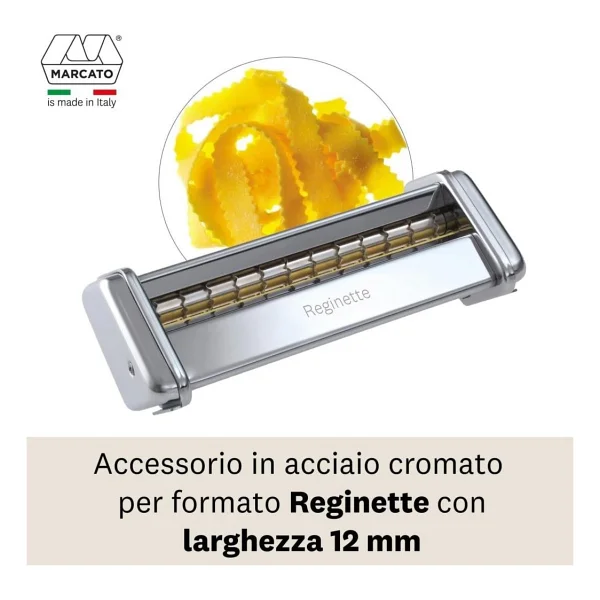 Marcato Atlas 150 Makarna Makinesi Reginette Aksesuarı - Gri - Görsel 3
