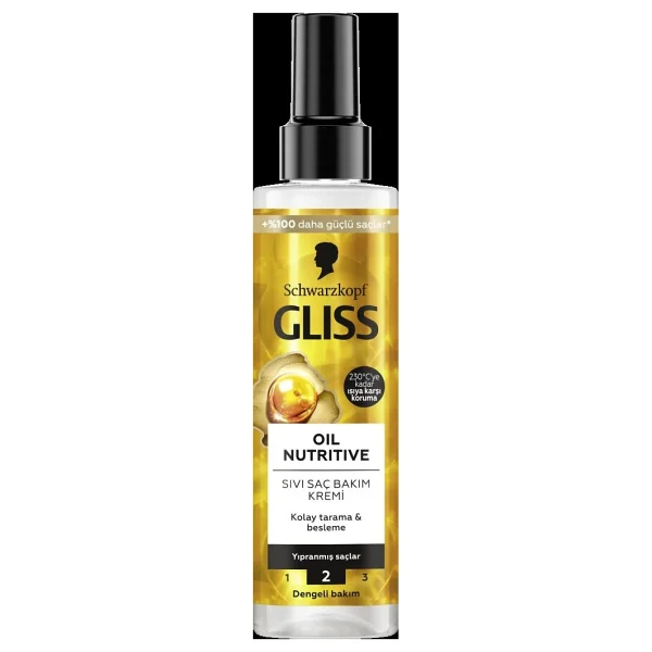 Gliss Oil Nutritive 200 Ml 6 Adet Sıvı Saç Kremi - Görsel 2