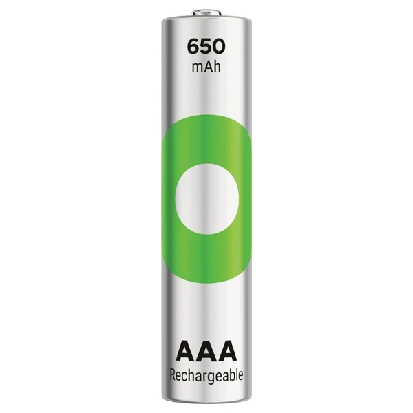 Gp Recyko 650 mAh 2'li Şarjlı Aaa İnce Kalem Pil - Görsel 3