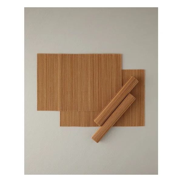 English Home Gola Bambu 4'lü Amerikan Servis Bal - 30 X 45 Cm - Bal Rengi - Görsel 9