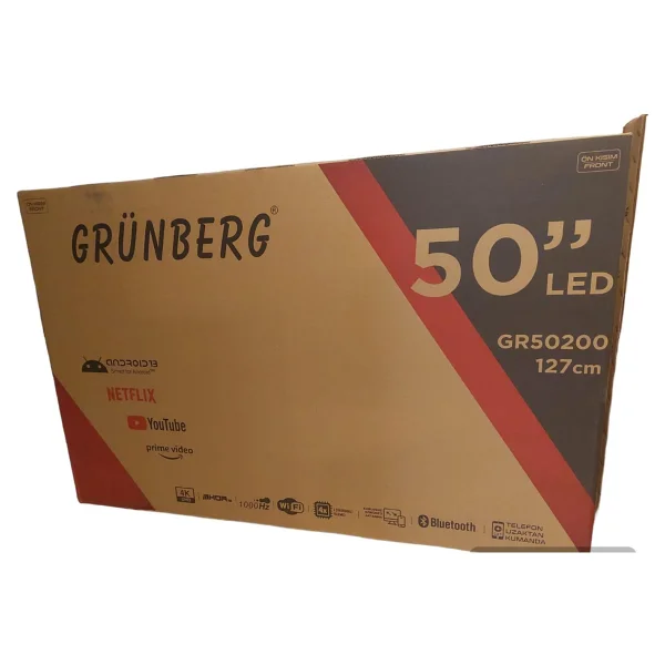 Grünberg GR50200 4K Ultra HD 50" 127 Ekran Uydu Alıcılı Android Smart LED TV - Görsel 5