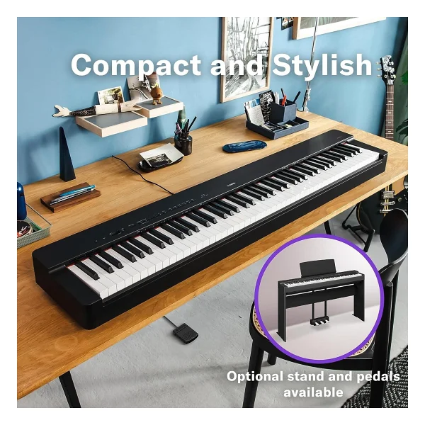 Yamaha P-225b 88 Tuşlu Siyah Dijital Piyano - Görsel 5