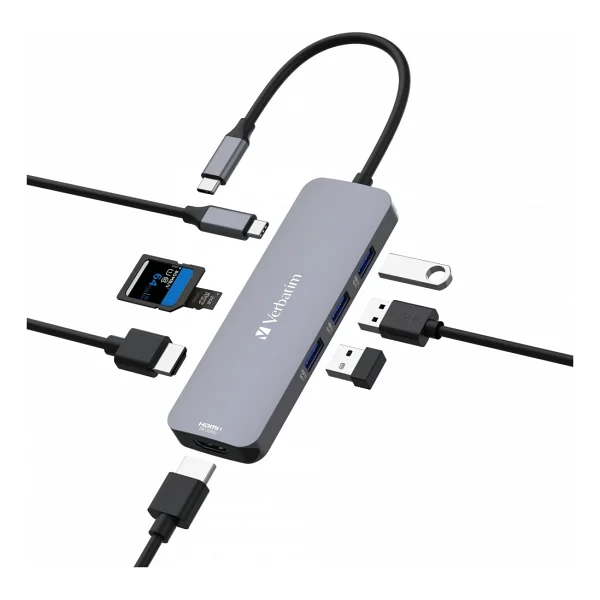 Verbatim Pro Cmh-08 Laptop Docking Station - Görsel 4