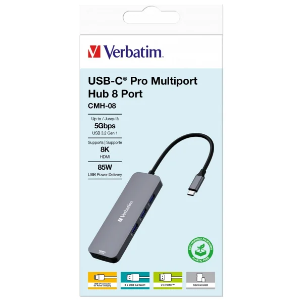 Verbatim Pro Cmh-08 Laptop Docking Station - Görsel 5