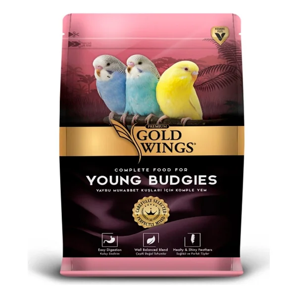 Gold Wings Premium 1 kg Yavru Muhabbet Kuşu Yemi - Görsel 9