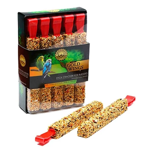 Gold Wings Premium 10'lu Ballı Ve Meyveli Muhabbet Kuşu Krakeri - Görsel 4
