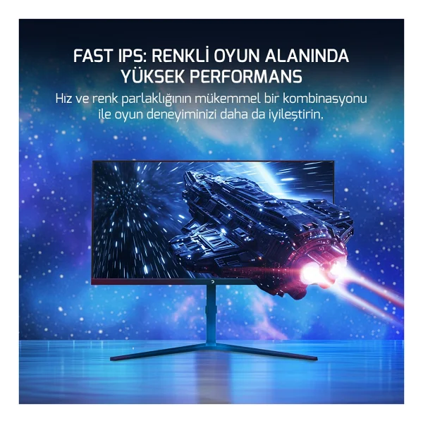 Gamepower Rapid 27'' 1 Ms Full HD Pivot Ips 360 Hz Oyuncu Monitörü - Görsel 3