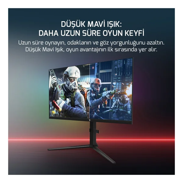 Gamepower Rapid 27'' 1 Ms Full HD Pivot Ips 360 Hz Oyuncu Monitörü - Görsel 7