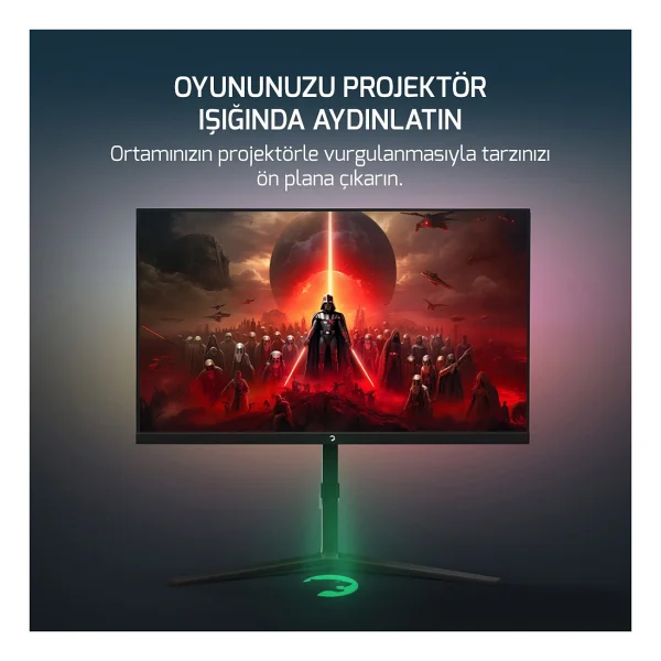 Gamepower Rapid 27'' 1 Ms Full HD Pivot Ips 360 Hz Oyuncu Monitörü - Görsel 9