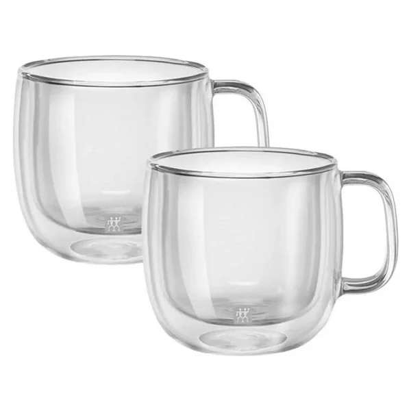 Zwilling 395001130 Çift Camlı 450 Ml 2'li Kulplu Cappucino Bardağı - Görsel 7