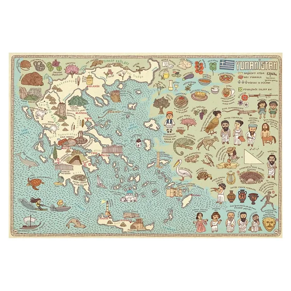 Atlas - Kıtalar, Denizler Ve Kültürler Arası Yolculuk Rehberi - Aleksandra Mizielinska, Daniel Mizielinski - Görsel 8