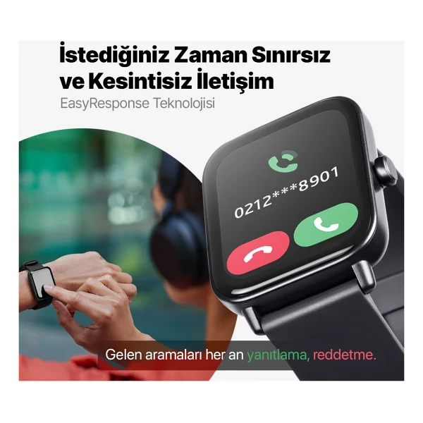 Ttec Tempus 46mm Siyah Akıllı Saat - Görsel 5