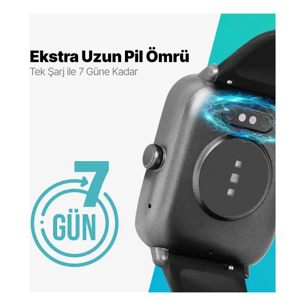 Ttec Tempus 46mm Siyah Akıllı Saat - Görsel 9