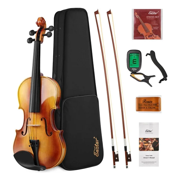 Eastar Eva-330 4/4 Solid Wood Keman Seti - Görsel 6