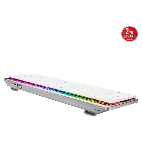 Asus Rog Falchion RX Low Profile RGB %65 Tkl RX Red Switch Kablolu/Kablosuz Mekanik Oyuncu Klavyesi - Görsel 6