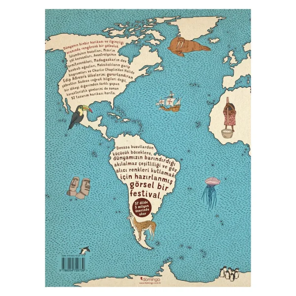 Atlas - Kıtalar, Denizler Ve Kültürler Arası Yolculuk Rehberi - Aleksandra Mizielinska, Daniel Mizielinski - Görsel 2