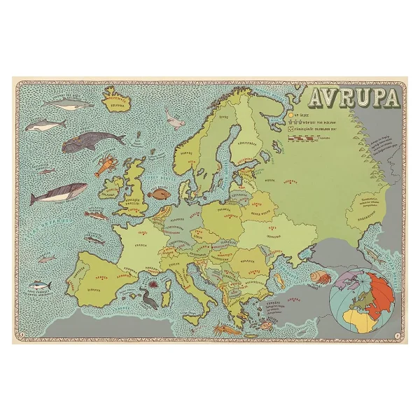 Atlas - Kıtalar, Denizler Ve Kültürler Arası Yolculuk Rehberi - Aleksandra Mizielinska, Daniel Mizielinski - Görsel 4