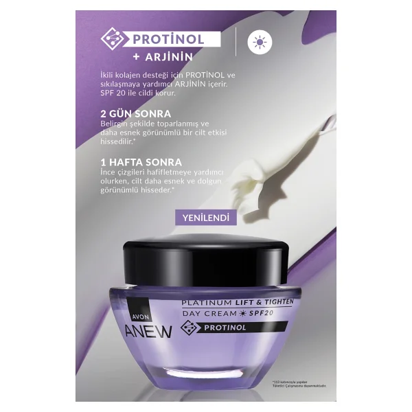 Avon Anew Platinum Lift&Tighten Spf20 Gündüz Kremi 50 Ml - Görsel 4