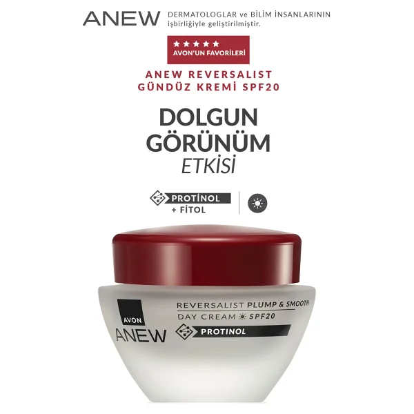 Avon Anew Reversalist Plump & Smooth 20 Faktör Gündüz Kremi 50 Ml - Görsel 2