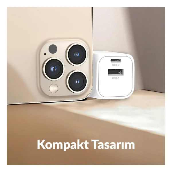 Juo G201c1a-W Beyaz 20 W Hızlı Şarj Adaptörü - Görsel 4