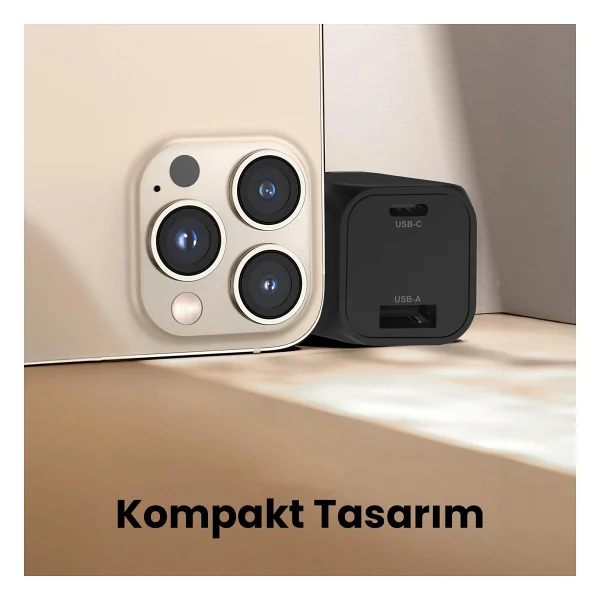 Juo G351c1a-B Siyah 35 W Hızlı Şarj Adaptörü - Görsel 3