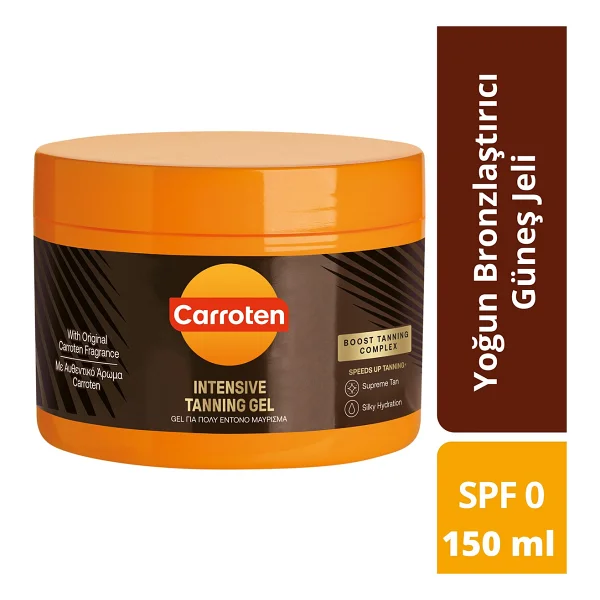 Carroten 150 Ml Yoğun Bronzlaştırıcı Güneş Jeli Hızlı Bronzlaşma İçin Özel Formül - Görsel 4
