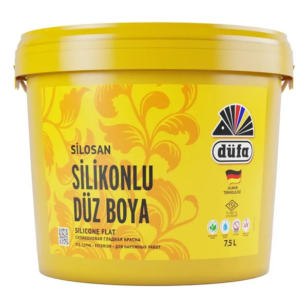 Düfa Düz Silikonlu 7.5 Lt Dış Cephe Boyası - Görsel 9