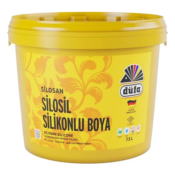 Düfa Silosil Silikonlu 7.5 Lt Dış Cephe Boyası - Görsel 2