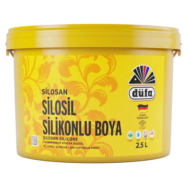 Düfa Silosil Silikonlu 2.5 Lt Dış Cephe Boyası - Görsel 6