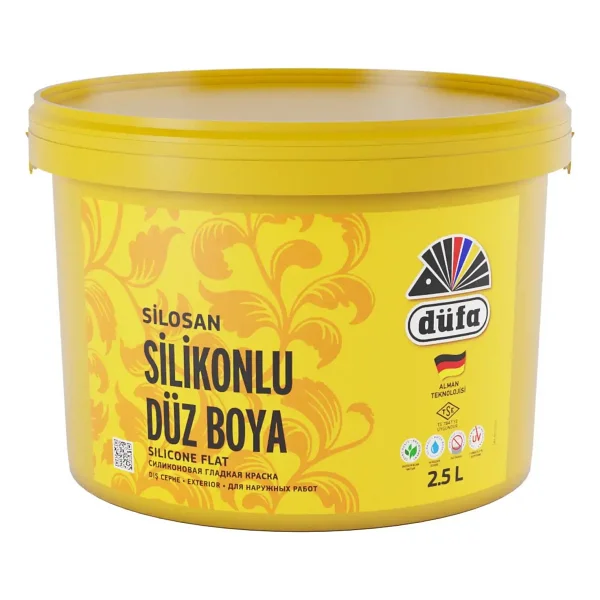Düfa Düz Silikonlu 2.5 Lt Dış Cephe Boyası - Görsel 2