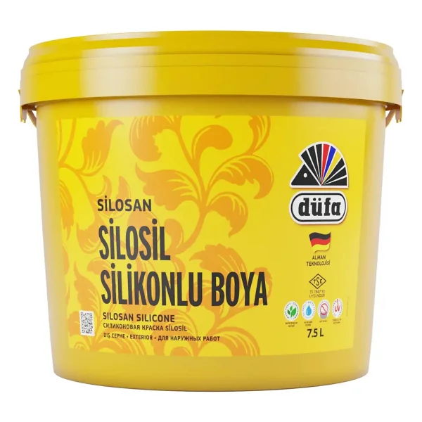 Düfa Silosil Silikonlu 7.5 Lt Dış Cephe Boyası - Görsel 7