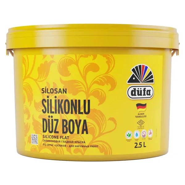 Düfa Düz Silikonlu 2.5 Lt Dış Cephe Boyası - Görsel 8