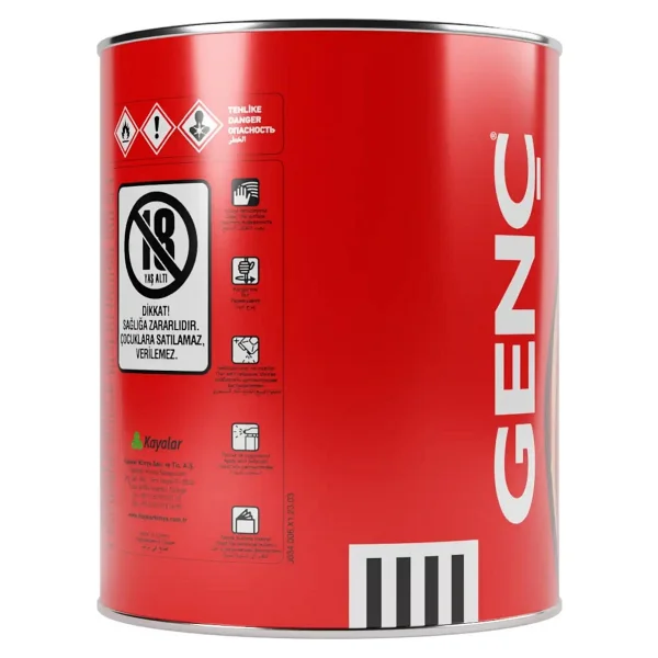 Genç Selülozik Parlak 0.75 Lt Ahşap Boyası - Görsel 6