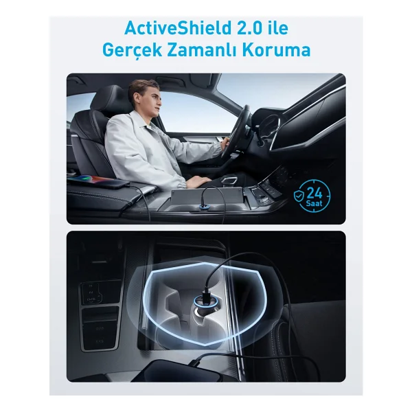 Anker 323 A2735 52.5 W Hızlı Araç Şarj Aleti - Görsel 4