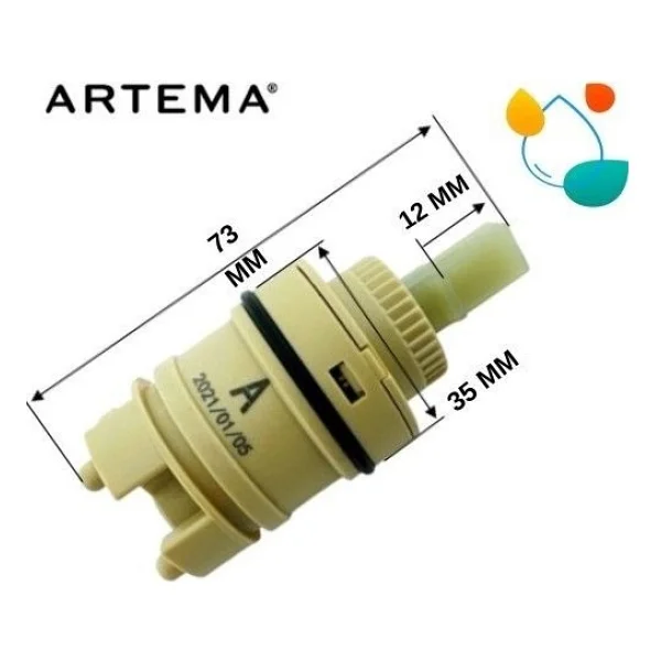 Artema A25131yp Ayaklı Batarya Kartuşu - Görsel 4