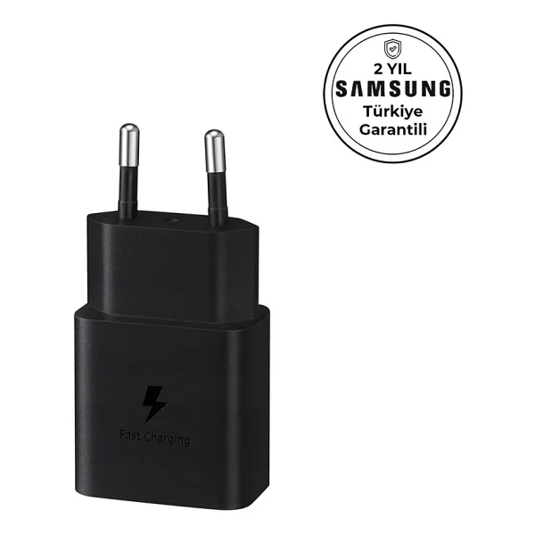 Samsung Ep-T1510xbegww 15 W Siyah Type-C Kablolu Hızlı Şarj Aleti - Görsel 2