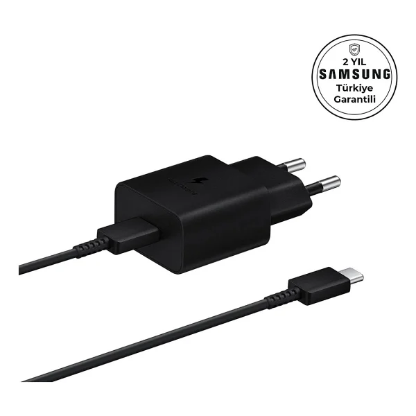 Samsung Ep-T1510xbegww 15 W Siyah Type-C Kablolu Hızlı Şarj Aleti - Görsel 5
