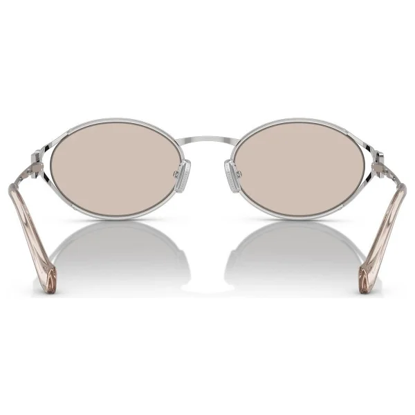 Miu Miu Logo 52ys 1bc10f Silver-Gold Kadın Güneş Gözlüğü - Görsel 5