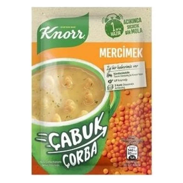Knorr Mercimek Çabuk Çorba 22 Gr - Görsel 4